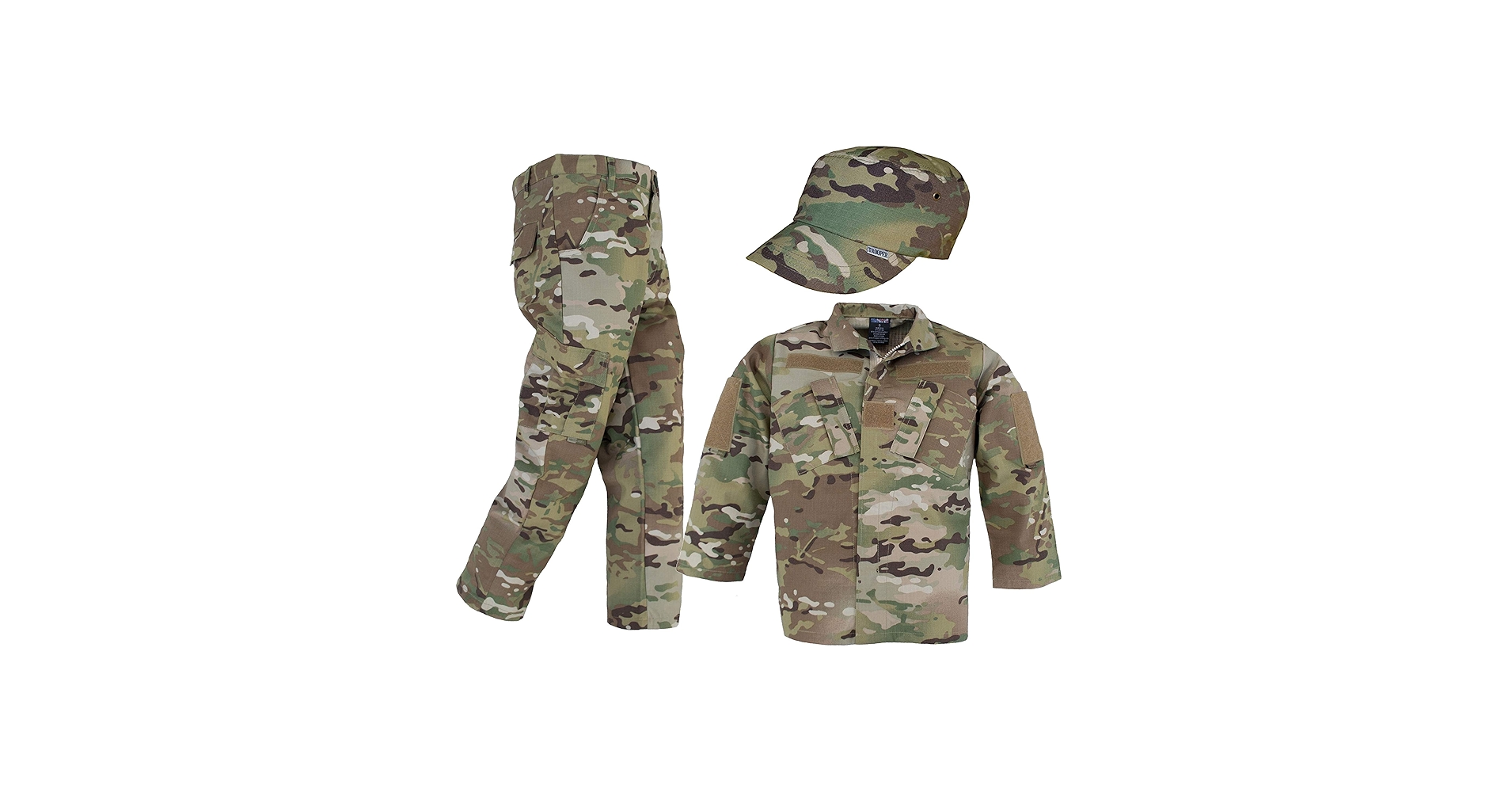 Amazon.com: Kids Multicam Uniform 3 Piece Set Small (6-8